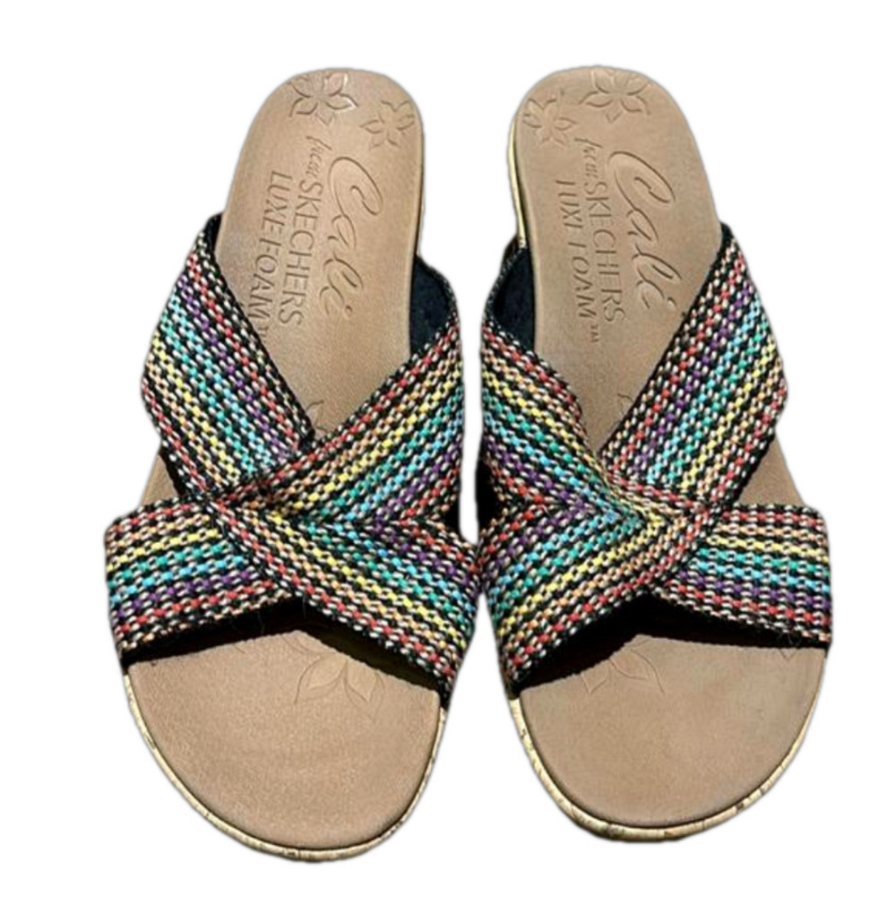 Cali from Sketchers Rainbow Wedge - Size 10​​​​​​​